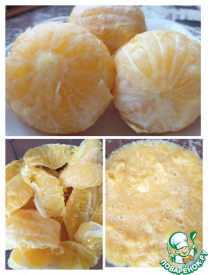 Апельсиново-миндальный десерт