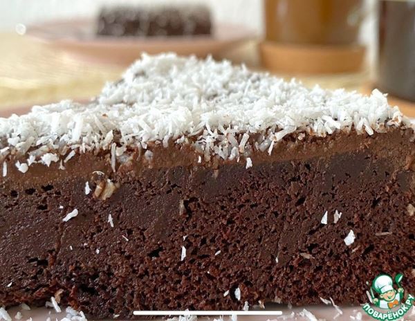 Шоколадный торт без муки, сахара, глютена