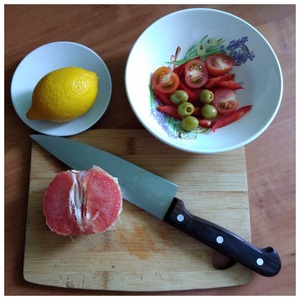 Витаминный салат с грейпфрутом