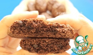 Шоколадное печенье с шоколадной крошкой