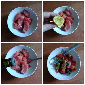 Витаминный салат с грейпфрутом